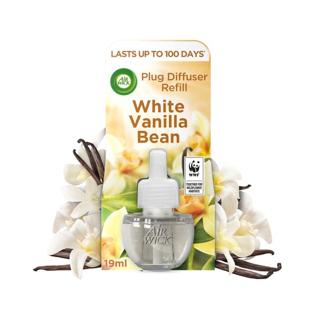Airwick White Vanilla Bean Plug In Refill, 19ml