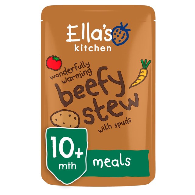 Ella’s Kitchen Beef Stew With Potatoes Baby Food Pouch 10+ Months, 190g