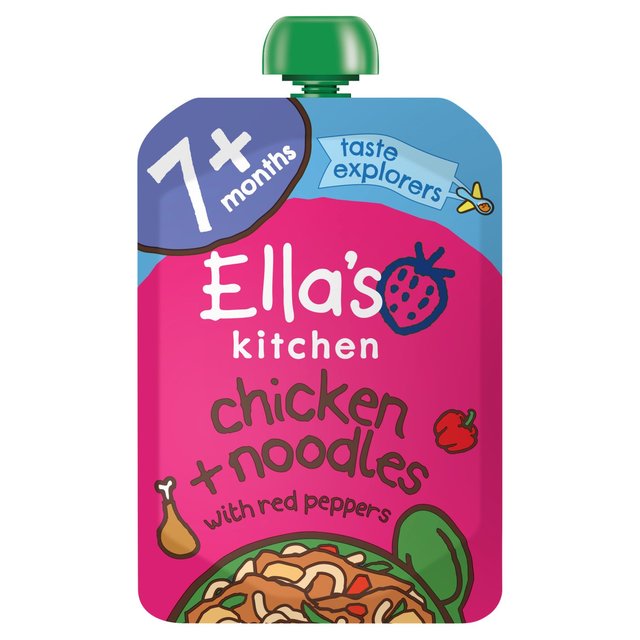Ella’s Kitchen Chicken and Noodles Baby Food Pouch 7+ Months, 130g