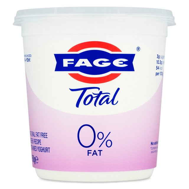 Fage Total 0% Fat Natural Fat Free Greek Recipe Strained Yoghurt, 950g