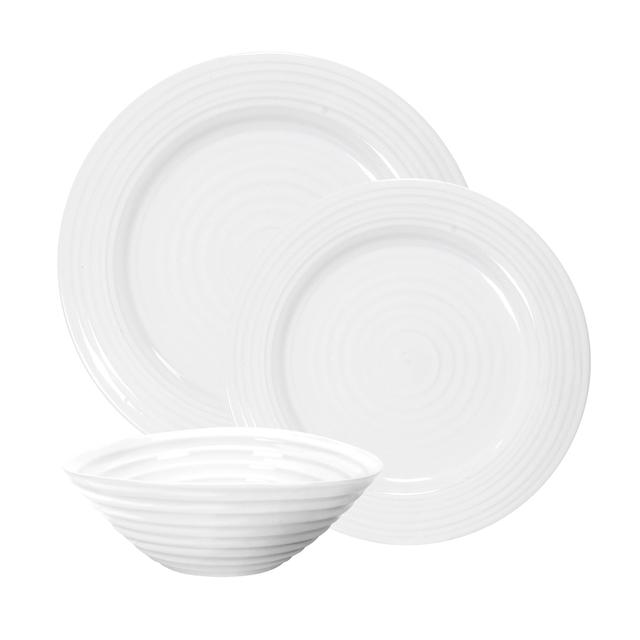 Sophie Conran White Porcelain Dinner Set, 12 Per Pack