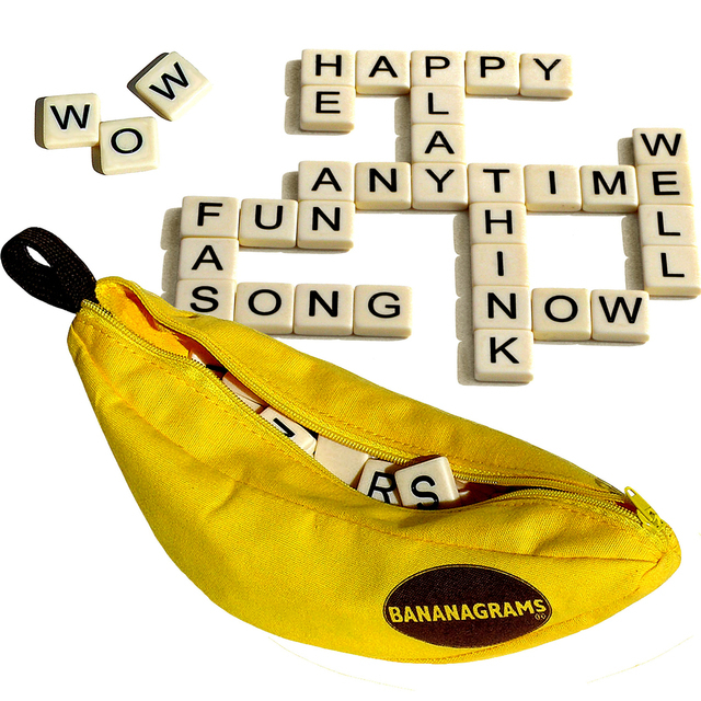 Bananagrams, Travel Word Game, 7 Years+, 7 Years