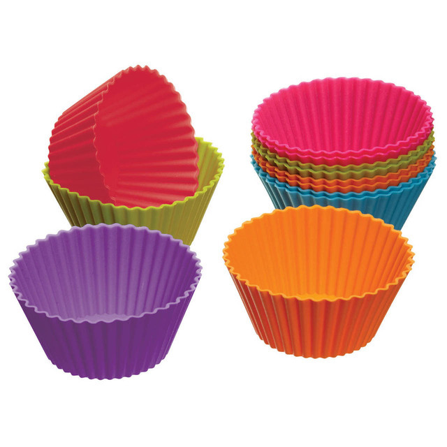Colourworks Silicone Cupcake Cases, 12 per Pack