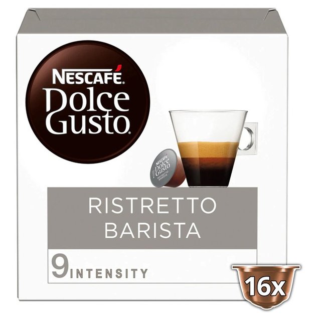 Dolce Gusto Nescafe Espresso Barista Pods, 16 Per Pack
