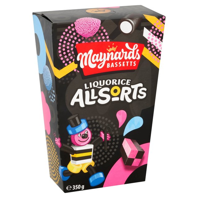 Maynards Bassetts Liquorice Allsorts Sweets Carton, 350g