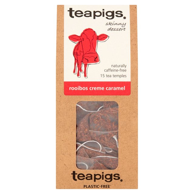 Teapigs Rooibos Creme Caramel Tea Bags, 15 Per Pack