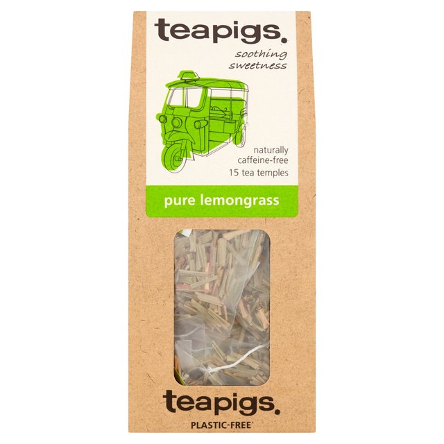 Teapigs Pure Lemongrass Tea Bags, 15 Per Pack