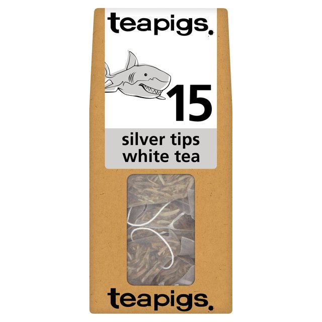 Teapigs Silver Tips White Tea Bags, 15 Per Pack