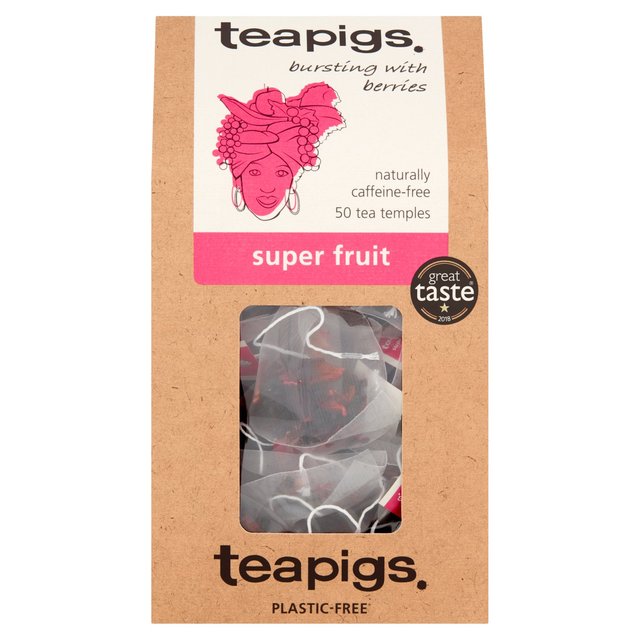 Teapigs Superfruit Tea Bags, 50 Per Pack