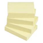 5 Star Re-Move Notes 38x51mm Yellow Pk12