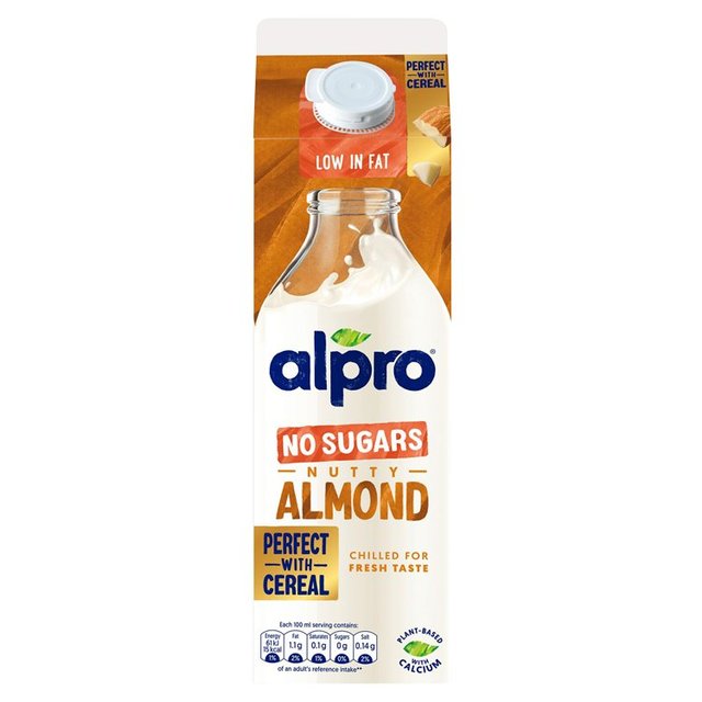 Alpro Almond No Sugars Chilled Drink, 1l