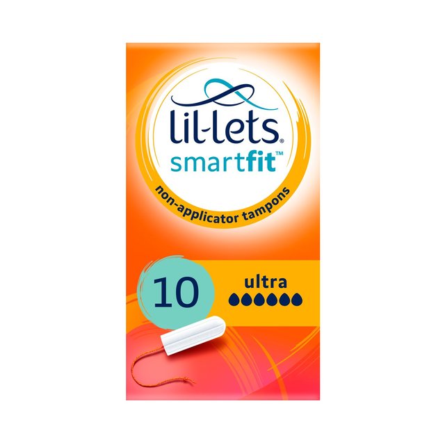 Lil-Lets Smartfit Non-Applicator Tampons Ultra, 10 Per Pack