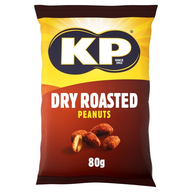 KP Dry Roasted Peanuts, 80g