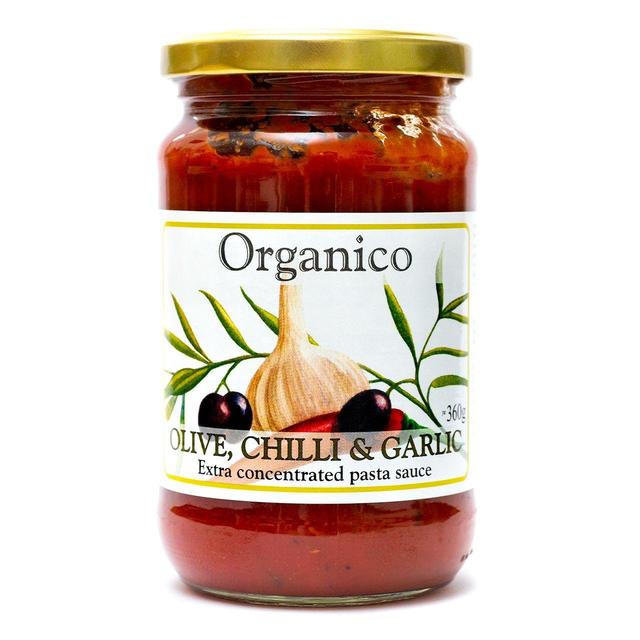 Organico Olive Chilli & Garlic Pasta Sauce, 360g
