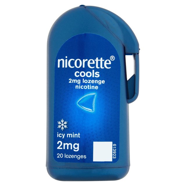 Nicorette Lozenges Mint 2mg Icy Cools, 20 Per Pack