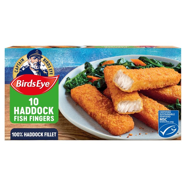 Birds Eye 10 Breaded Haddock Fish Fingers, 280g