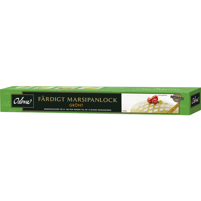 Odense Marsipanlock Gront Ready Rolled Marzipan Cake Cover, Green, 200g