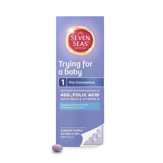 Seven Seas Pregnancy Trying for a Baby Conception Vitamins 28 Tablets, 28 Per Pack