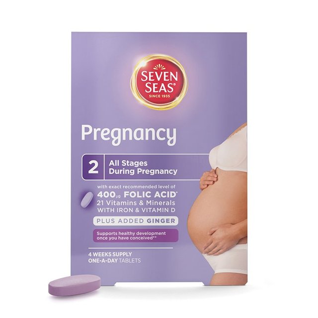 Seven Seas Pregnancy Vitamins With Folic Acid 28 Tablets, 28 Per Pack