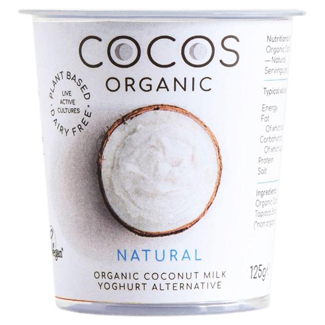 Cocos Organic Natural Coconut Yoghurt, 125g
