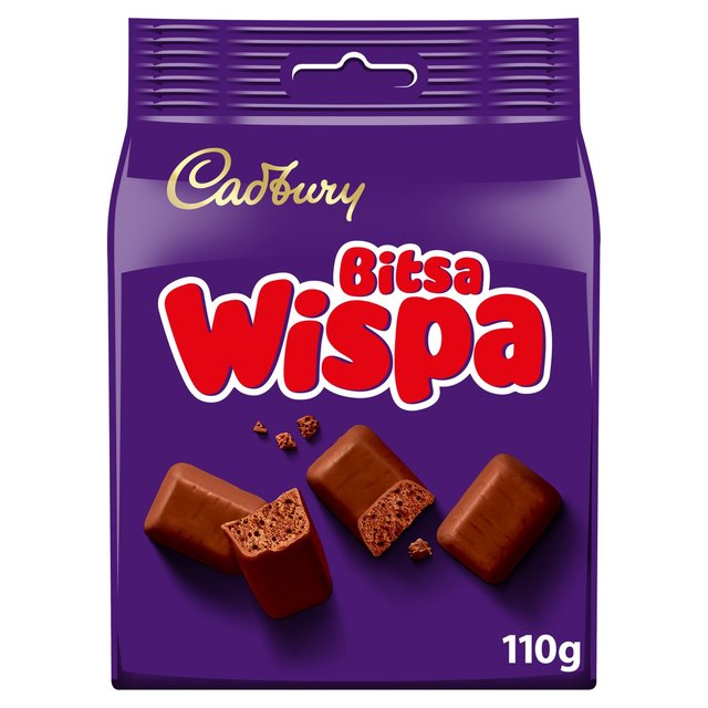 Cadbury Bitsa Wispa Chocolate Bag, 110g
