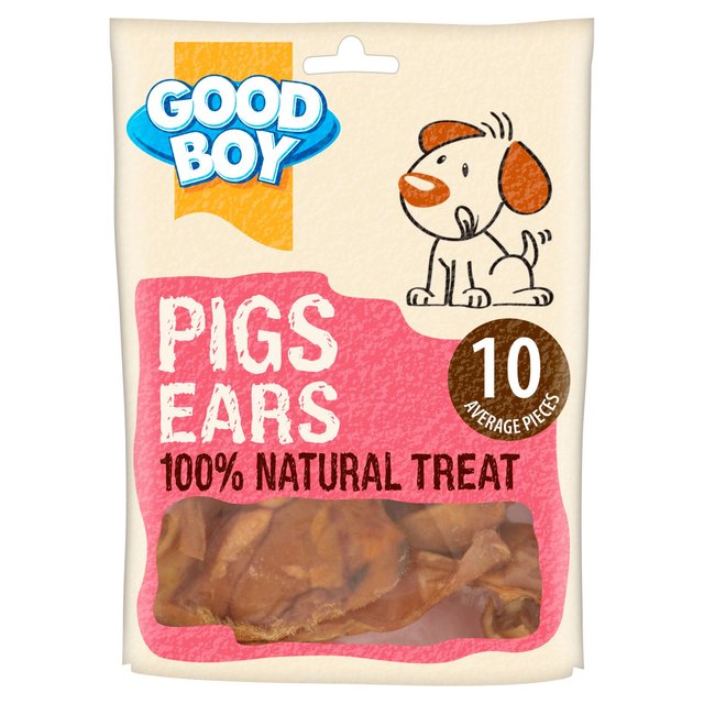 Good Boy Pigs Ears Dog Treats, 10 Piece