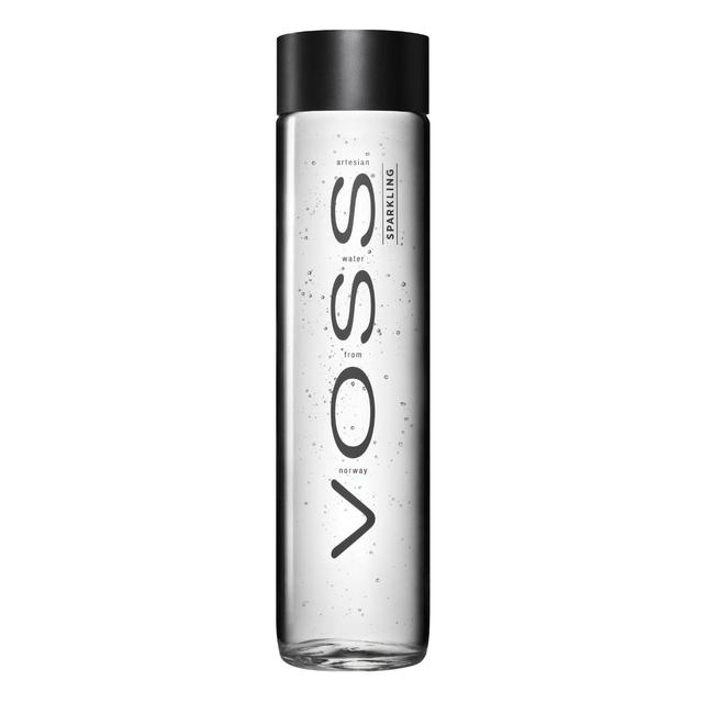 Voss Sparkling Artesian Water Glass Bottle, 800ml