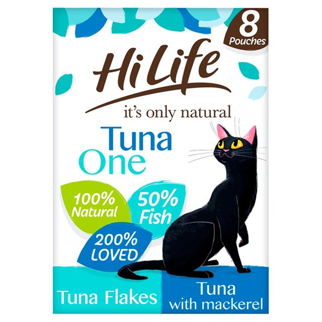 HiLife It’s Only Natural The Tuna One In Jelly, 8 x 70g