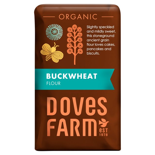 Doves Farm Organic Wholegrain Buckwheat Flour, 1kg