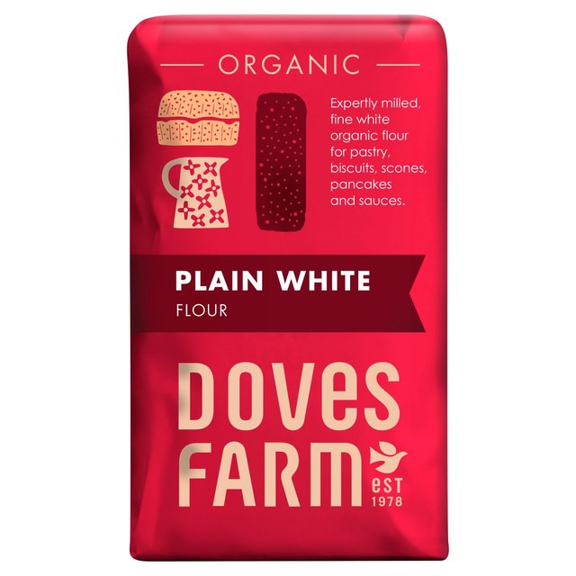 Doves Farm Organic Plain White Flour, 1kg