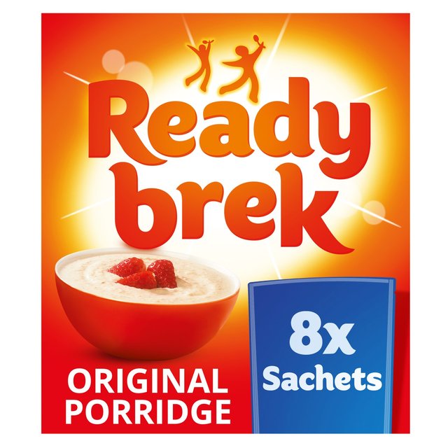 Ready Brek Smooth Porridge Oats Original Sachets, 8 per Pack
