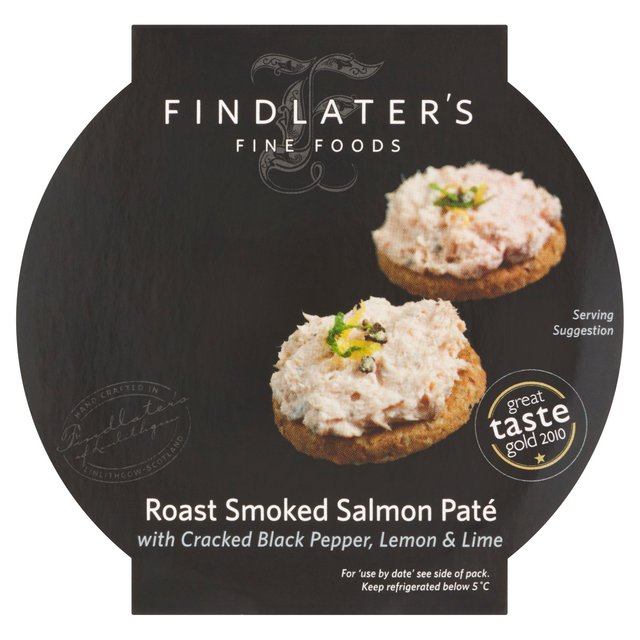 Findlater’s Roast Smoked Salmon Pate With Black Pepper, Lemon & Lime, 115g