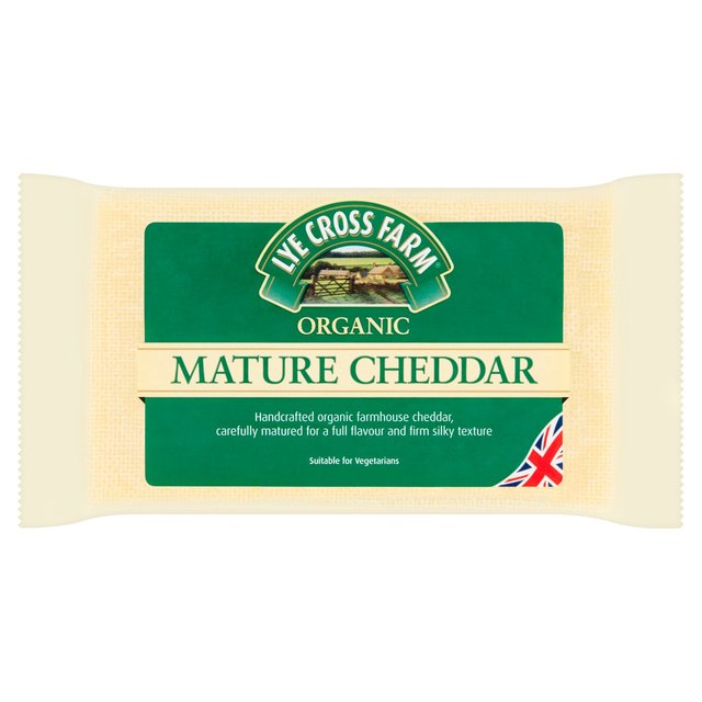 Lye Cross Farm Organic Mature Cheddar, 350g