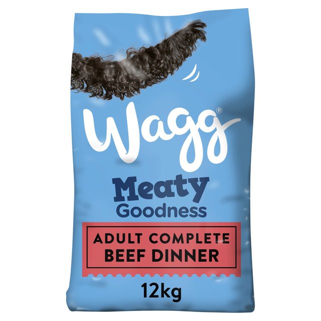 Wagg Meaty Goodness Dry Dog Food Beef, 12kg