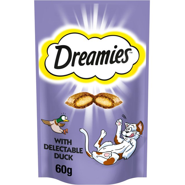 Dreamies Cat Treat Biscuits With Duck, 60g