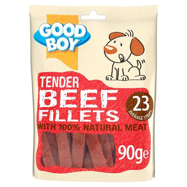 Good Boy Tender Beef Fillets Dog Treats, 90g