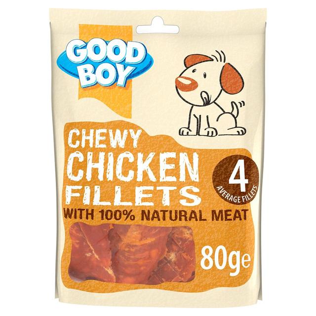 Good Boy Chewy Chicken Fillets Dog Treats, 80g
