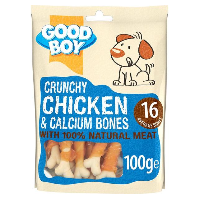 Good Boy Crunchy Chicken & Calcium Bones, 100g