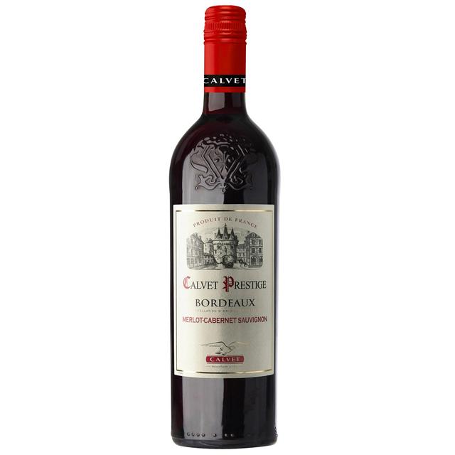 Prestige De Calvet Bordeaux Merlot/Cabernet Sauvignon Rouge, 75cl