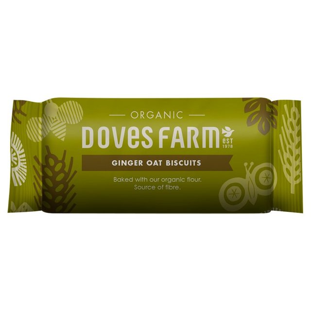 Doves Farm Organic Ginger Oat Biscuits, 200g