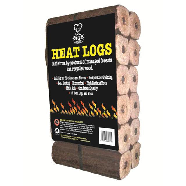 Big K Heat Logs, 12 Per Pack