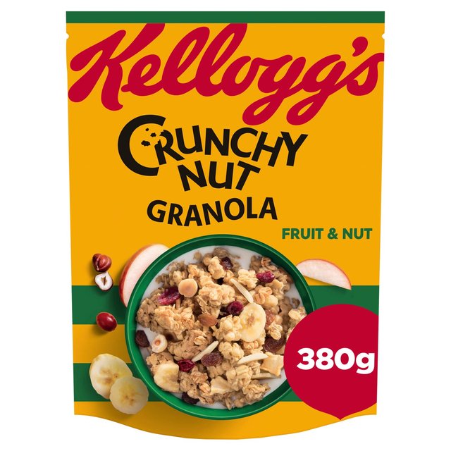 Kellogg’s Crunchy Nut Fruit & Nut Breakfast Granola, 380g