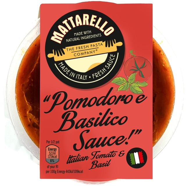 The Fresh Pasta Co. Mattarello Tomato & Basil Sauce, 230g