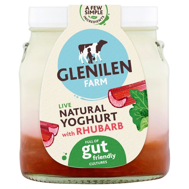 Glenilen Farm Rhubarb Yoghurt, 140g