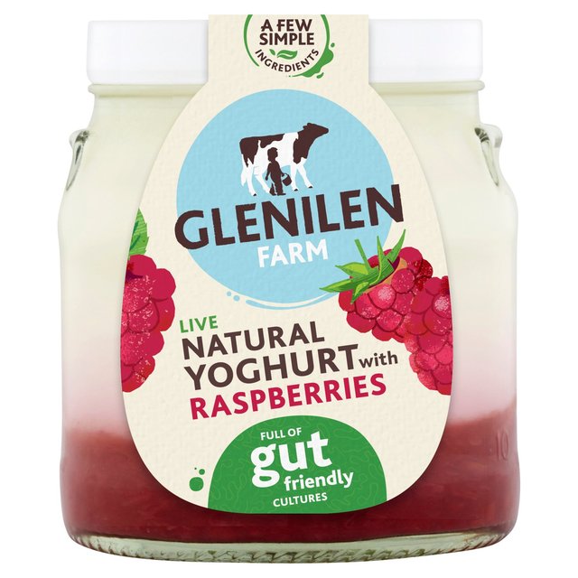 Glenilen Farm Raspberry Yoghurt, 140g
