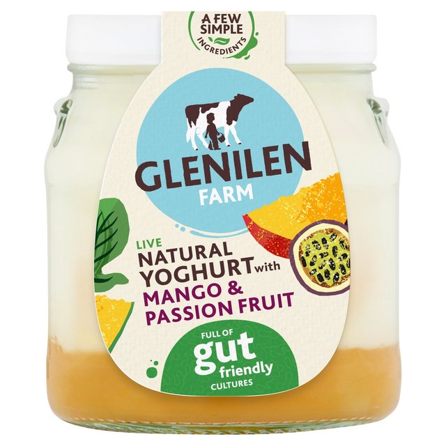 Glenilen Farm Gluten Free Mango & Passion Fruit Yoghurt, 140g