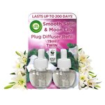Airwick Smooth Satin & Moon Lily Plug In Twin Refill