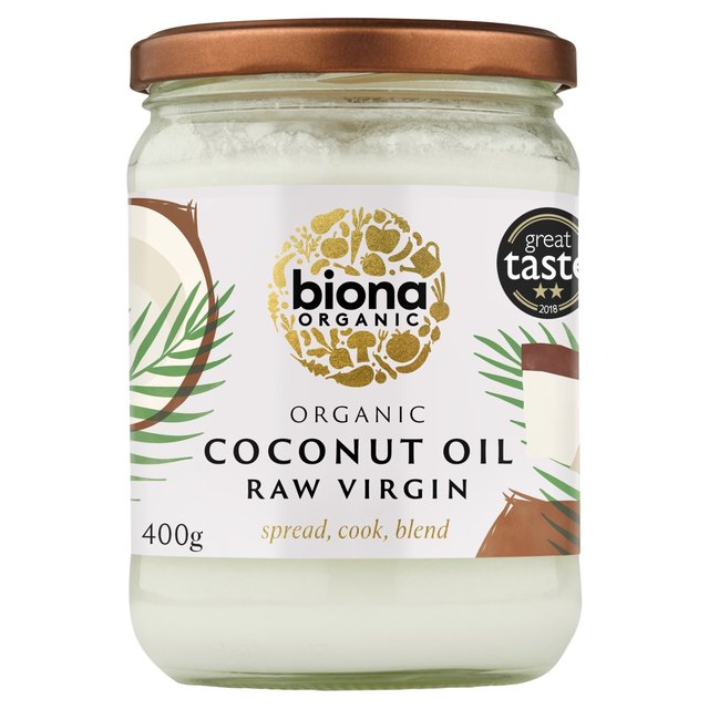 Biona Organic Virgin Coconut Oil Raw, 400ml