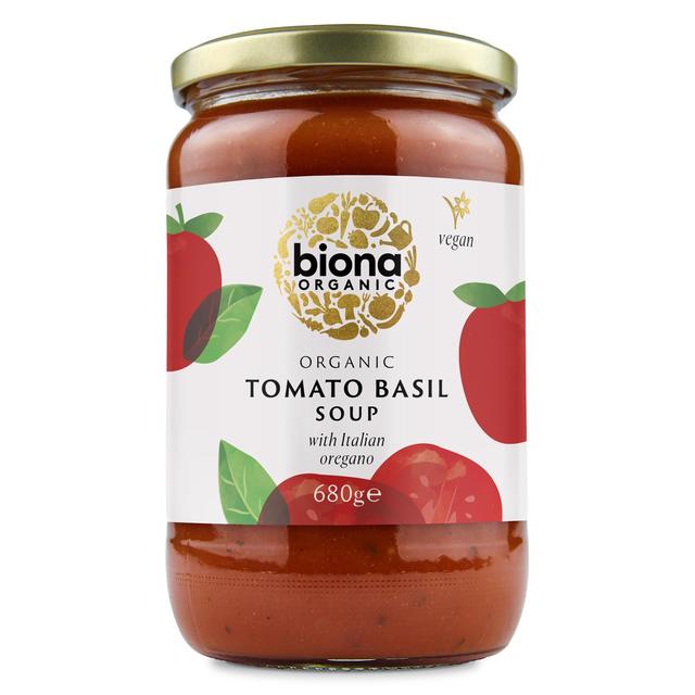 Biona Organic Tomato & Basil Soup, 680g
