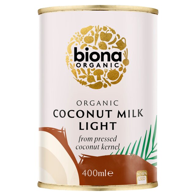 Biona Organic Coconut Milk Light, 9% Fat, 400ml